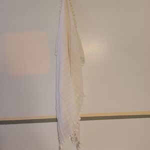 Abercrombie & Fitch Cream Scarf